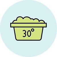 Wash Cold Vecto Icon vector