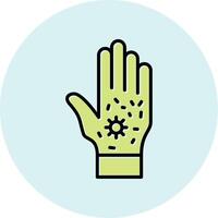 sucio mano vecto icono vector