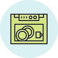 Dish Washer Vecto Icon vector