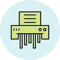 Paper Shredder Vecto Icon vector