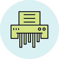 Paper Shredder Vecto Icon vector