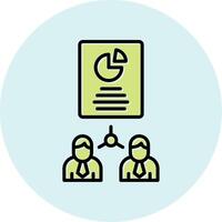 Work Distribution Vecto Icon vector