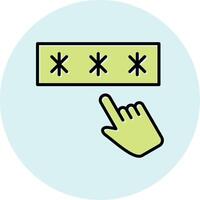 Password Vecto Icon vector