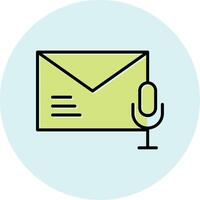 Voice Mail Vecto Icon vector