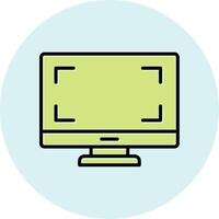 monitor vecto icono vector