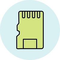 Sd Card Vecto Icon vector