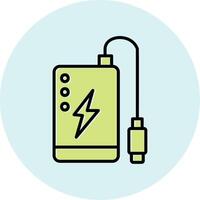 Power Bank Vecto Icon vector