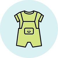 Dungarees Vecto Icon vector