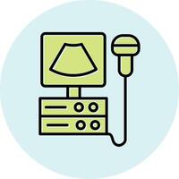 Ultrasound Machine Vecto Icon vector