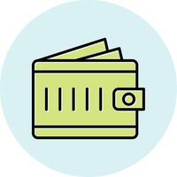 Cash Wallet Vecto Icon vector