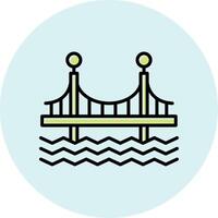 puente vecto icono vector