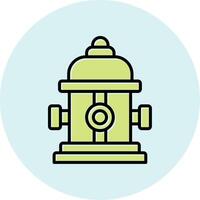 Fire Hydrant Vecto Icon vector