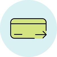 Credit Card Vecto Icon vector