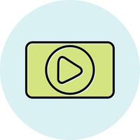 Video Player Vecto Icon vector