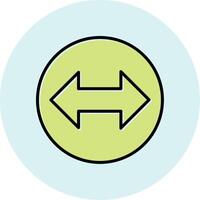Two Arrows Vecto Icon vector