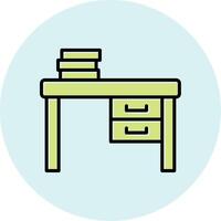 Work Desk Vecto Icon vector