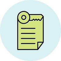 Keyword Notes Vecto Icon vector