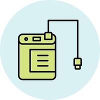 External Hard Drive Vecto Icon vector