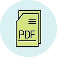 Pdf File Vecto Icon vector