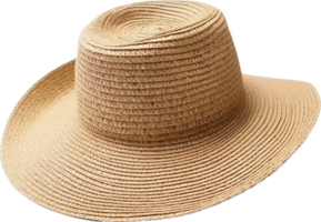 ai generado mujer s Paja sombrero png