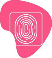 Fingerprint Vecto Icon vector