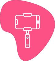 Selfie Stick Vecto Icon vector