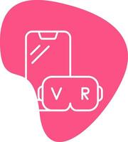 Virtual Reality Vecto Icon vector