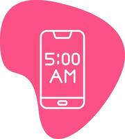 Smartphone Alarm Vecto Icon vector