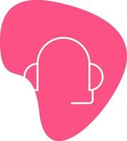 Headphone Vecto Icon vector