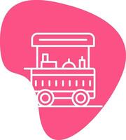 Food Cart Vecto Icon vector