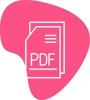 Pdf File Vecto Icon vector