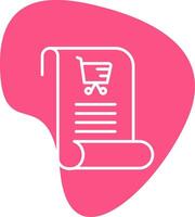 Shopping List Vecto Icon vector