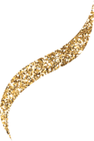 guld glitter konfetti png