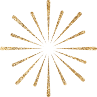 Gold Glitter Firework Explosion png