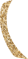 guld glitter konfetti png