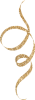 oro luccichio coriandoli png