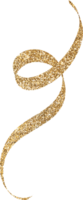 guld glitter konfetti png