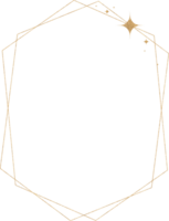 Gold Glitter Frame png