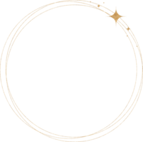 oro Brillantina marco png