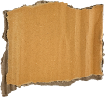 Brown Torn Corrugated Cardboard png