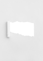 White Torn Paper Background png