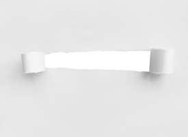 White Torn Paper Background png