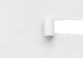 White Torn Paper Background png