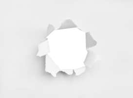 White Torn Paper Background png