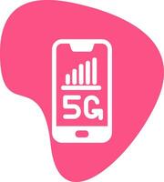 5G Smartphone Vecto Icon vector