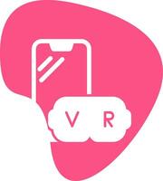 Virtual Reality Vecto Icon vector