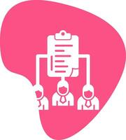 Work distribution Vecto Icon vector