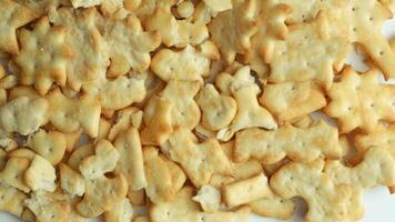 galletas en un blanco antecedentes foto