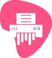Paper Shredder Vecto Icon vector