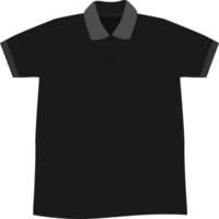 polo overhemd mockup voorkant PNG transparant